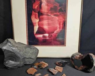 14CT617Volcanic Glass Obsidian