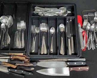 14CT610Stainless Flatware And More