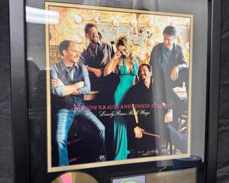 14CT624Alison Krauss And Union Station RIAA Gold Award