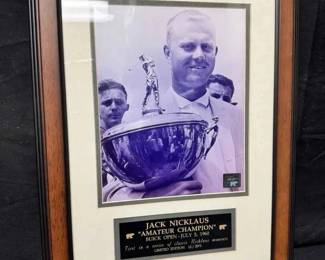14CT631Limited Edition Jack Nicklaus Amateur Champion Photograph