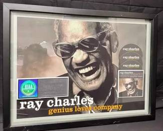 14CT620VRay Charles RIAA Multi Platinum Award