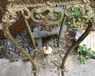 Travertine Brass Victorian