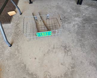 Vintage Bicycle basket