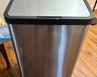 New battery operated stainless steel garbage can