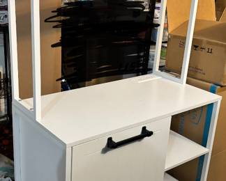 IKEA coffee bar with trash holder