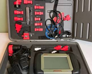 Autel MaxiDAS Professional Automotive Diagnostic Scanner Kit with MultiVehicle Adapters