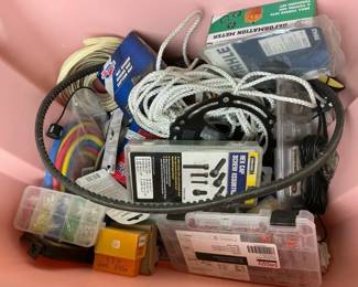 Mixed Garage Supplies, Hardware  Automotive Parts Lot