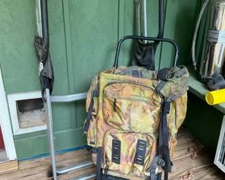 Cabelas External Frame Backpack with Inversion Therapy Frame
