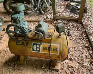 1954 John Wood BeltDriven Air Compressor with Dayton Motor