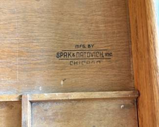 1950's desk Spak & Datovich Chicago