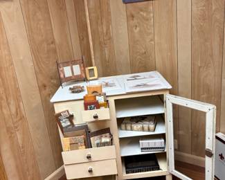 Vintage metal doctors cabinet