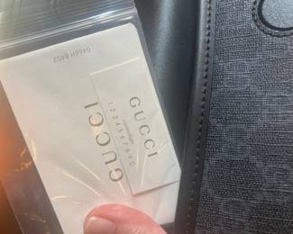 Authentic Gucci purse tag.