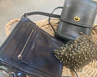 Vintage Coach purses.