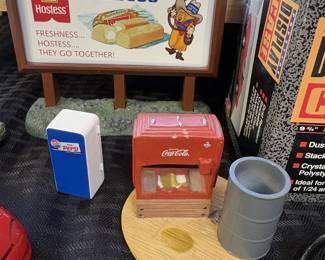 Miniature model train accessories