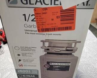 TurboGrind 1/2 hp. Continuous Feed Garbage Disposal with Power Cord