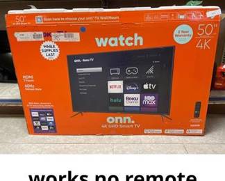 Onn TV 50 4K Smart TV