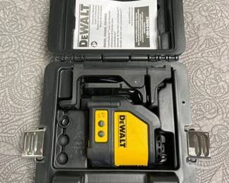 DEWALT Line Laser, Self-Leveling, Cross Line, Red Beam (DW088K)