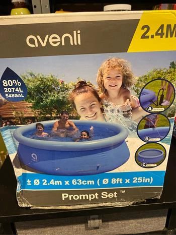 Prompt Set Pool 240 X 63 Cm Above Ground Pool