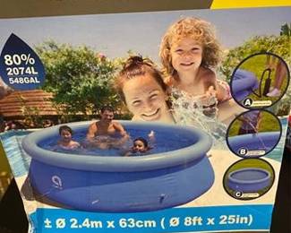Prompt Set Pool 240 X 63 Cm Above Ground Pool