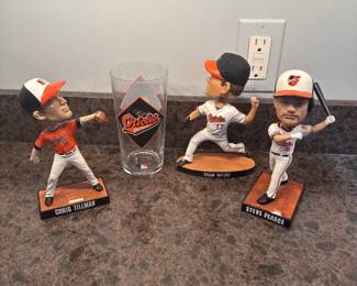 Orioles Bobblehead Collectibles With Glass