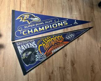 Ravens Super Bowl Pennants
