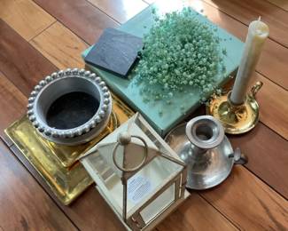 Assorted Candle Holders, Candlesticks Lot