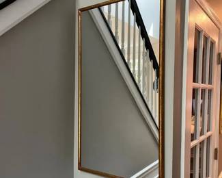 Large Ornate Gold Gilded Wall Mirror Custom Framed by H.C. Mann Gallery