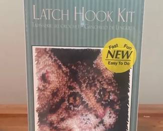 Sealed Caron Natura 12x12 Kitten Latch Hook Mini Rug Craft Kit