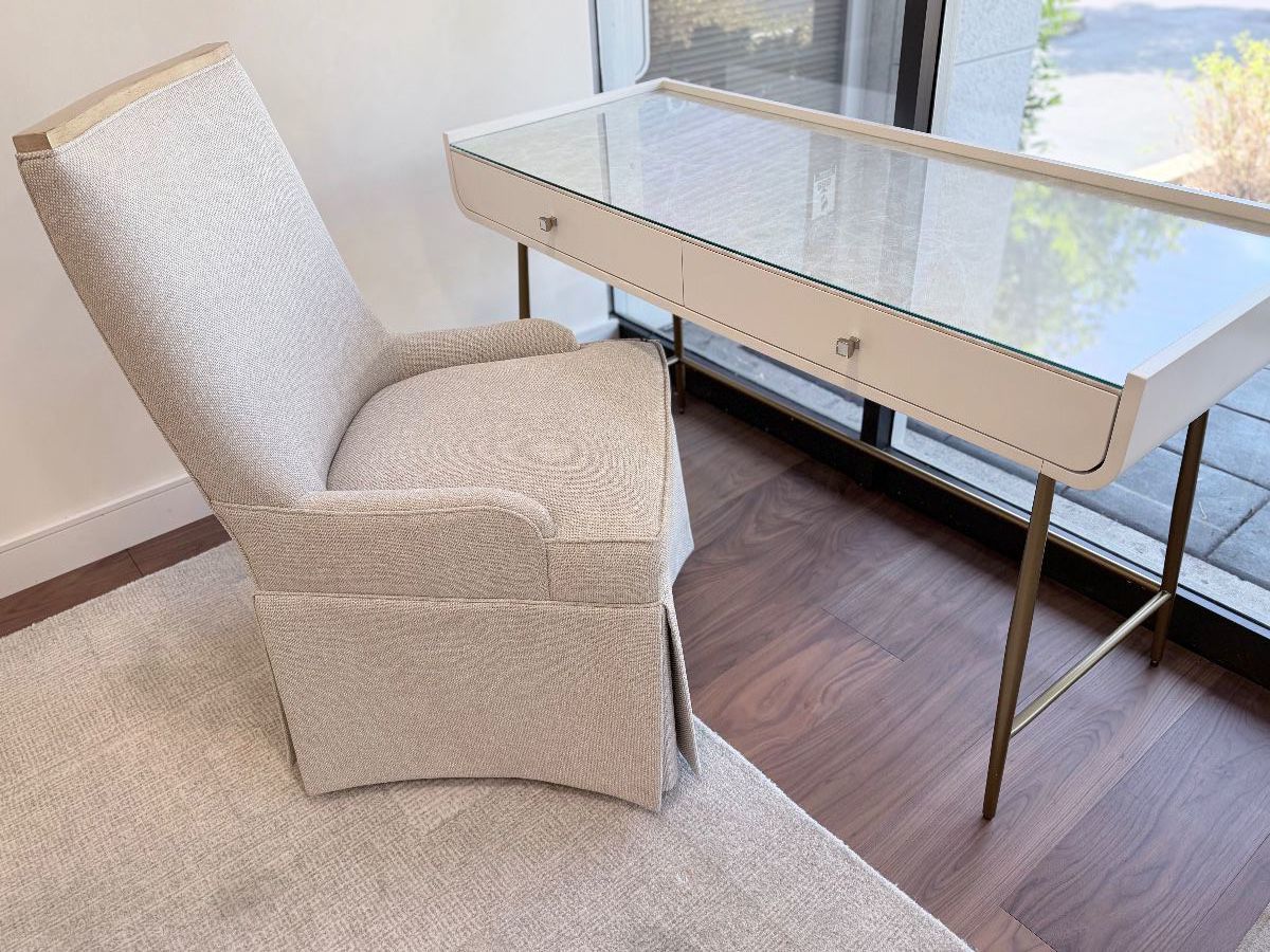 Upholstery, desk, high end furnishings 