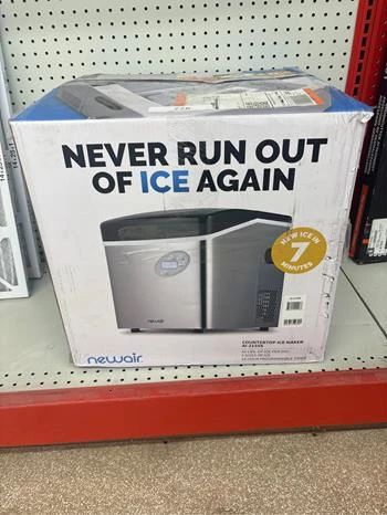 Portable 50 lb. of Ice a Day Countertop Ice Maker
