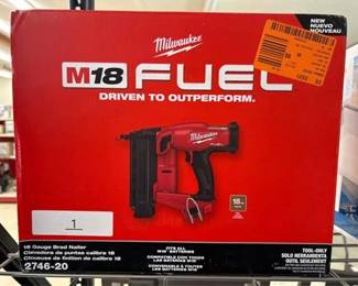 Milwaukee M18 FUEL 18 Ga. 18 Volt Brushless Brad Nailer
