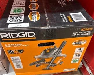 RIDGID 6 Gallon 3.5 Peak HP NXT Shop Vacuum Wet Dry Vac