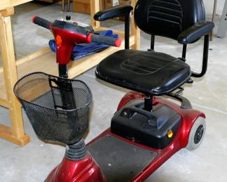 Three Wheel Mobility Scooter with Accessories