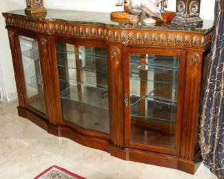 Ethan Allan Sideboard Display Cabinet