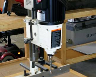 Jet Morticing Tool with Complete set of Chisels from a Tool Collector's Shop