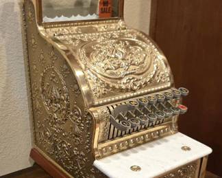 Authentic Vintage NCR 311 Brass Cash Register