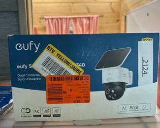 eufy Security 3K Dual Camera, SoloCam S340, Solar Security Camera