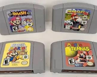 CT047 4 Nintendo 64 Mario Games