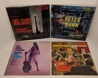 CT025 4 Vinyl RecordsChet Atkins  Henry Mancini