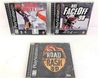 CT043 3 PlayStation Retro Sports Games
