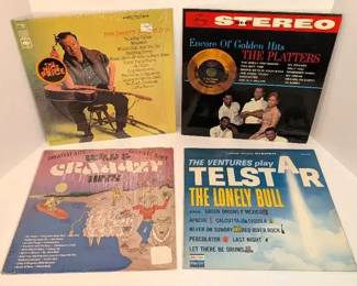 CT026 4 Various LP Records