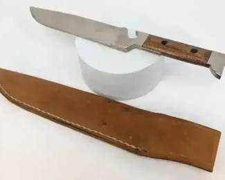 CB005 Faca LAN Chave Stainless Steel Knife with BootShaped Handle