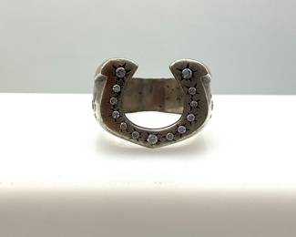 Silver Horseshoe Ring