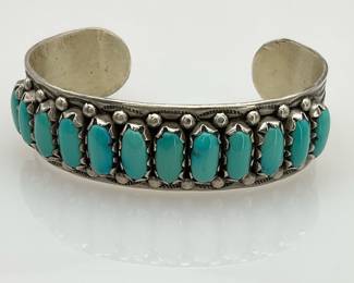 Zuni Silver Cuff Bracelet