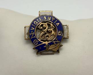 Antique NY National Guard Pin 
