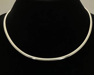 Silver Omega Chain
