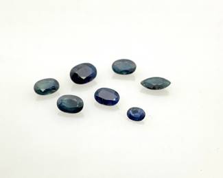 Dark Blue Topaz Gemstones