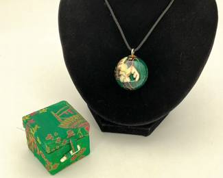 Cloisonne Chime Ball Necklace