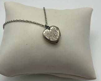 Silver Heart Locket
