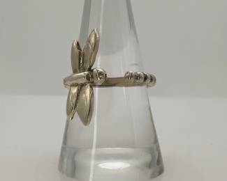 Sterling Silver Dragonfly Ring